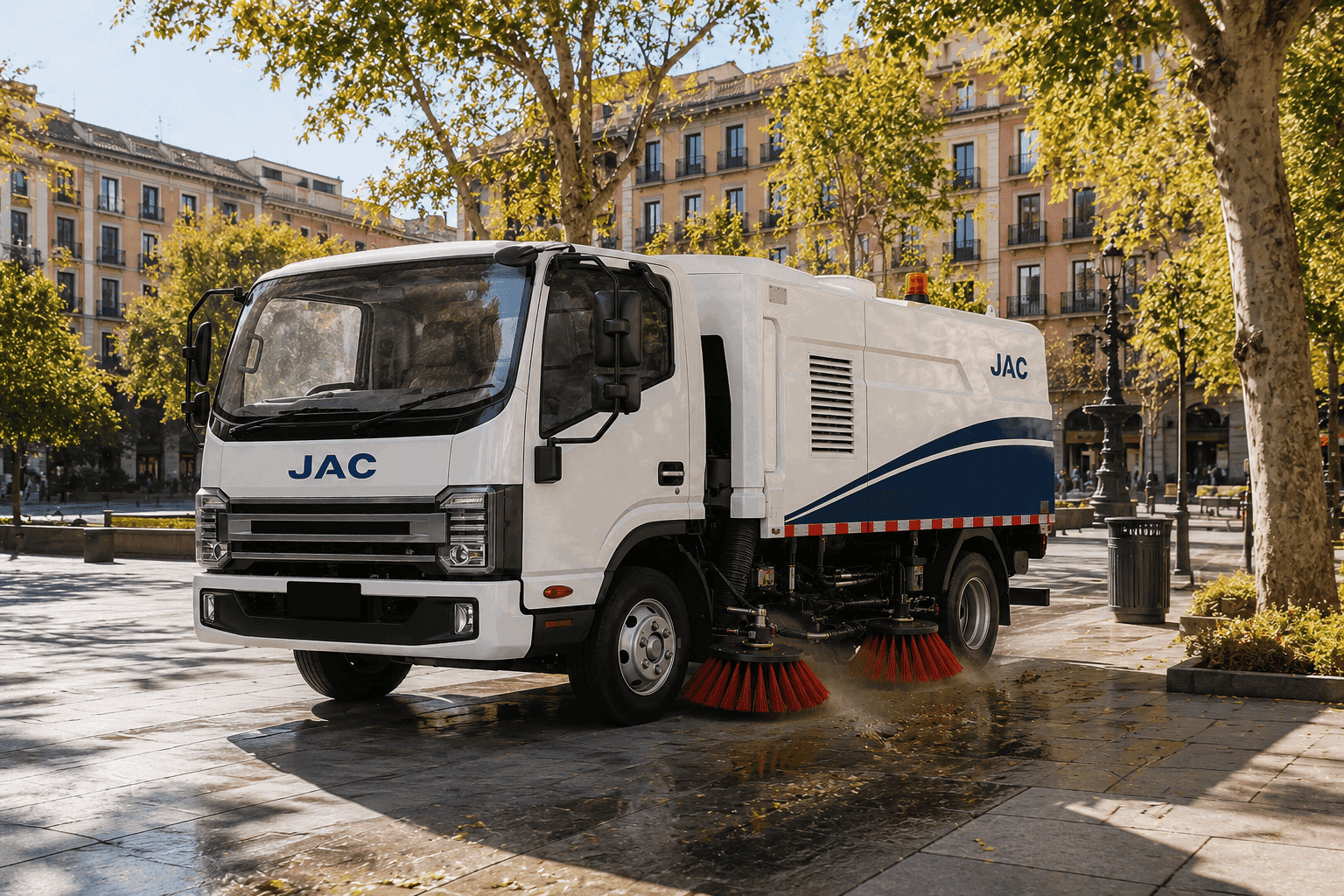 Vehículo eléctrico limpieza viaria