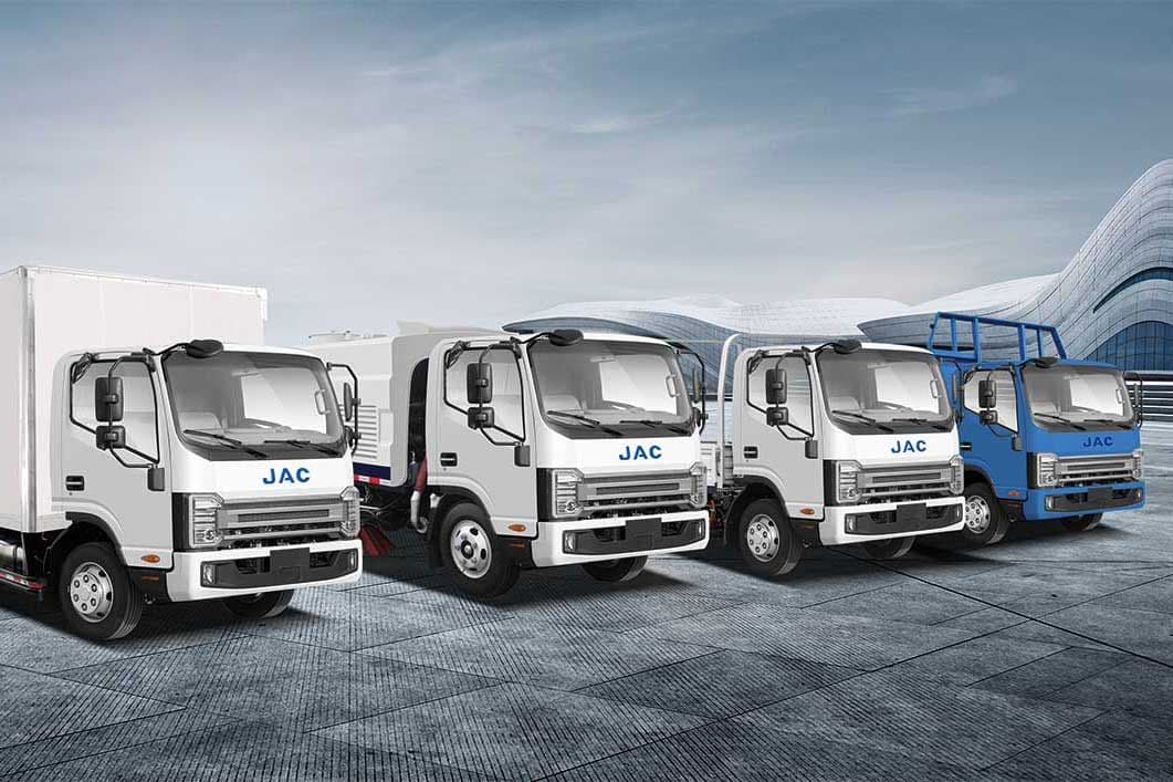 Camiones eléctricos carrozados JAC