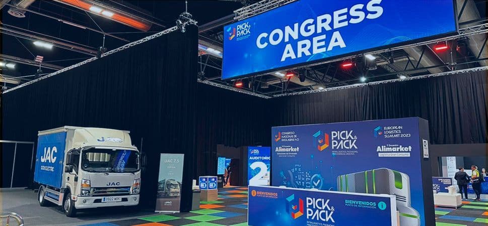 JAC Motors Iberia presenta el camión eléctrico iJAC 7.5 en Pick & Pack 2023