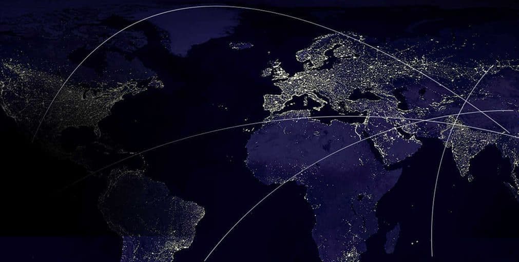 Mapa del mundo con exportaciones de JAC