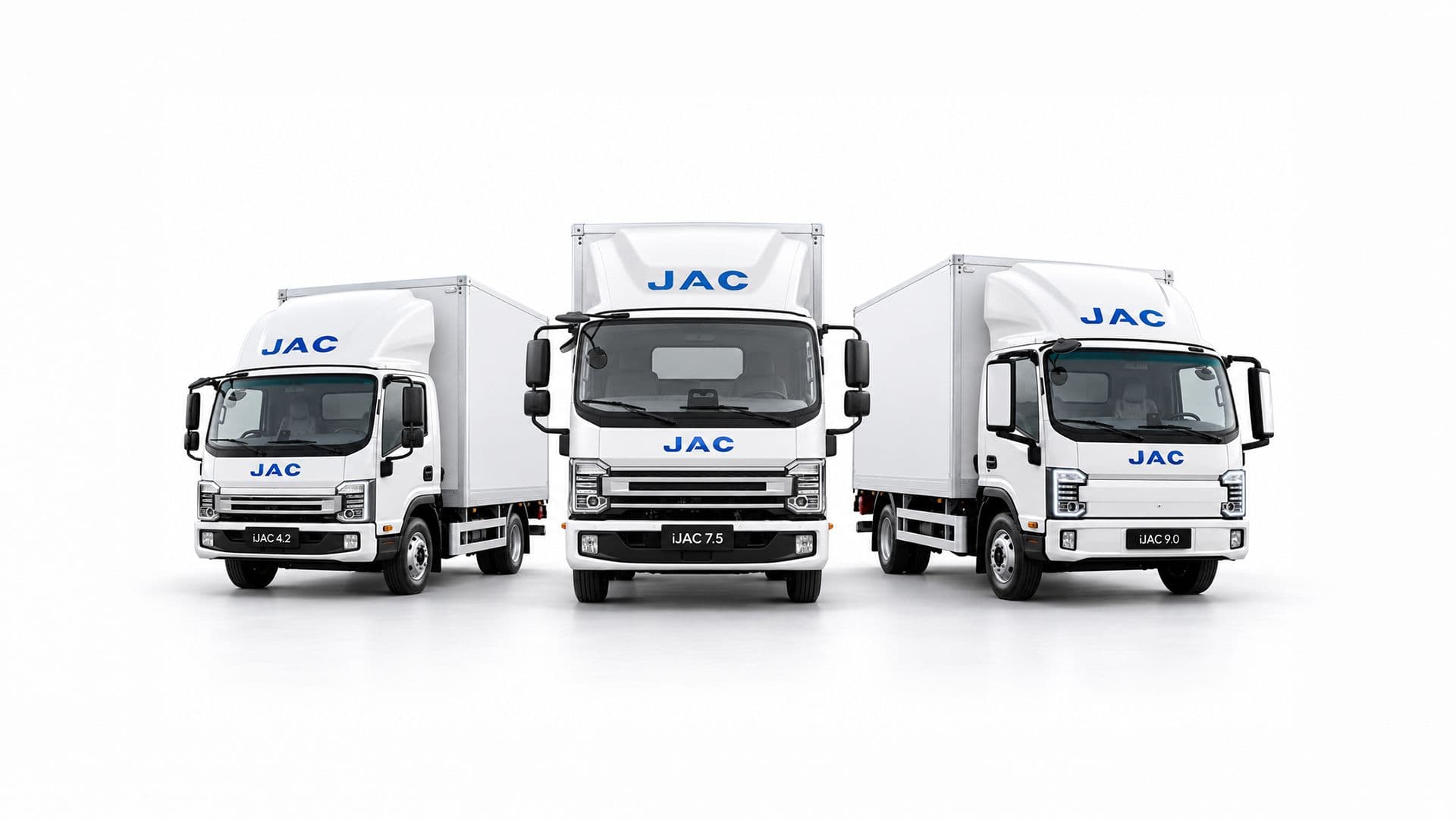 Gama de camiones 100% eléctricos de JAC