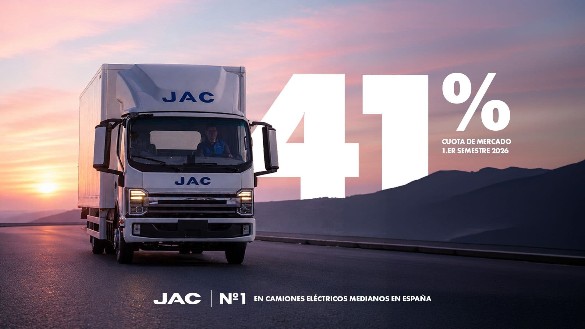 Imagen del artículo JAC sigue liderando los camiones eléctricos medianos en el primer semestre de 2026